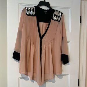 Beautiful fancy peachy top